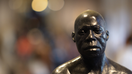 Sculpture by Thomas J. Price at the V&A.